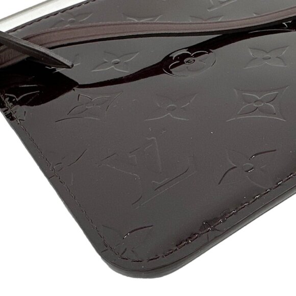 Louis Vuitton  Monogram Vernis Wristlet Amarante - Picture 7 of 11